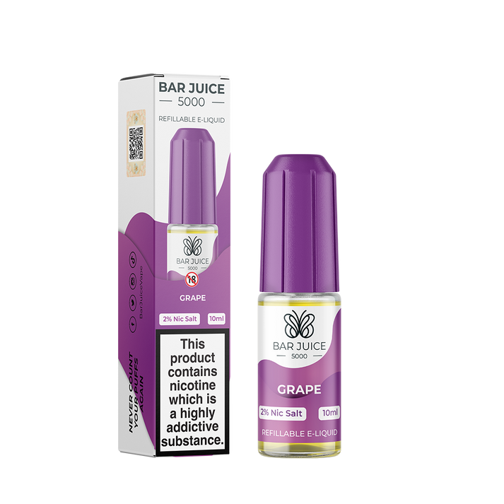 Bar Juice 5000 e liquid grape flavor