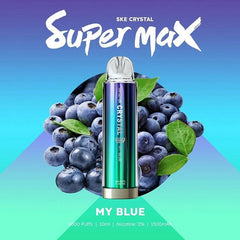 my blue ske crystal super max 4500 puffs disposable vape