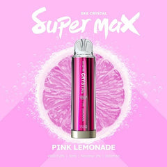 pink lemonade ske crystal super max 4500 puffs disposable vape