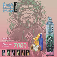 pina colada rum r and m tornado 7000 disposable Vape