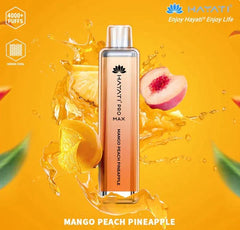 mango peach pineapple hayati pro max 4000 puffs disposable vape