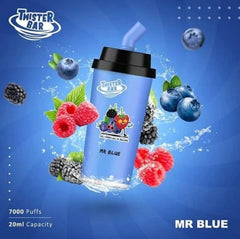 mr blue twister bar 7000 puffs disposable vape