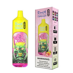 peach lemonade r and m tornado 9000 disposable vape pod